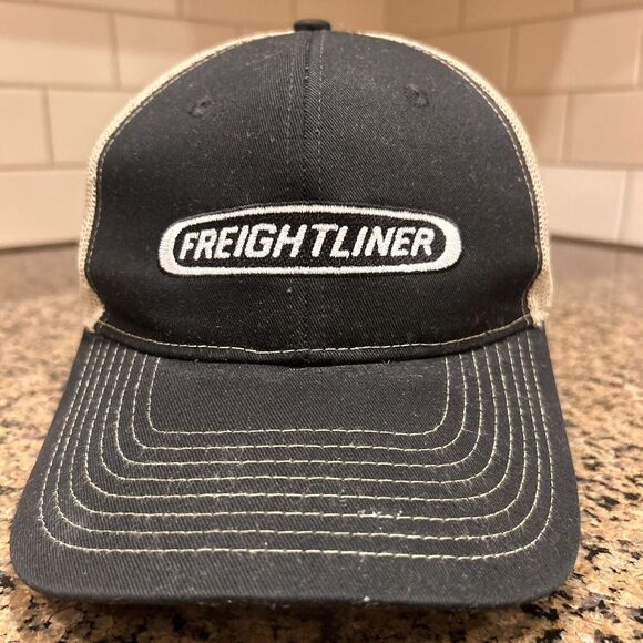 Port Authority Other - Freightliner Cap Hat Adult Black‎ Snapback Trucker Mesh Back Adjustable